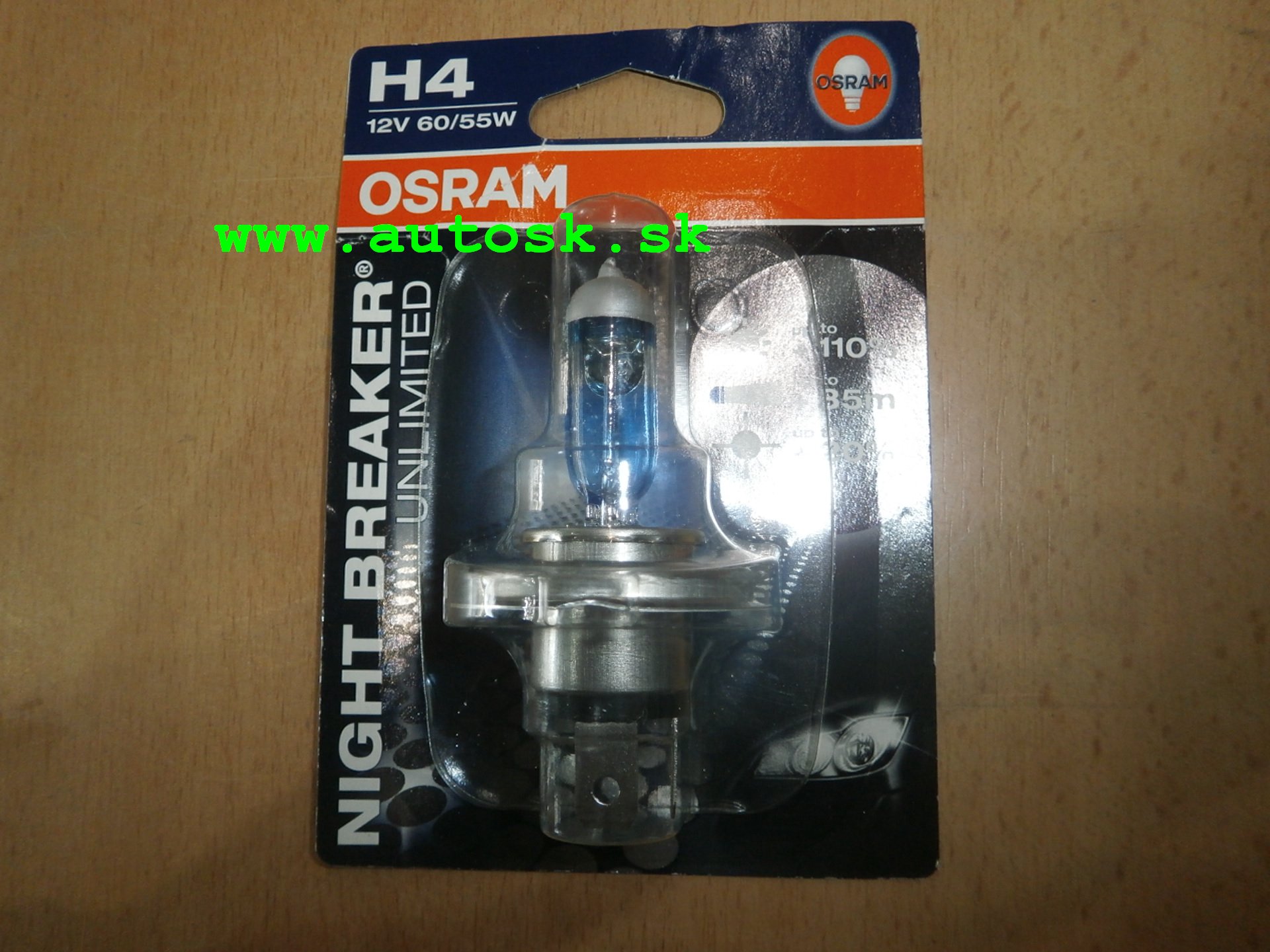 OSRAM Night Breaker Unilimited H4 12V 60/55W