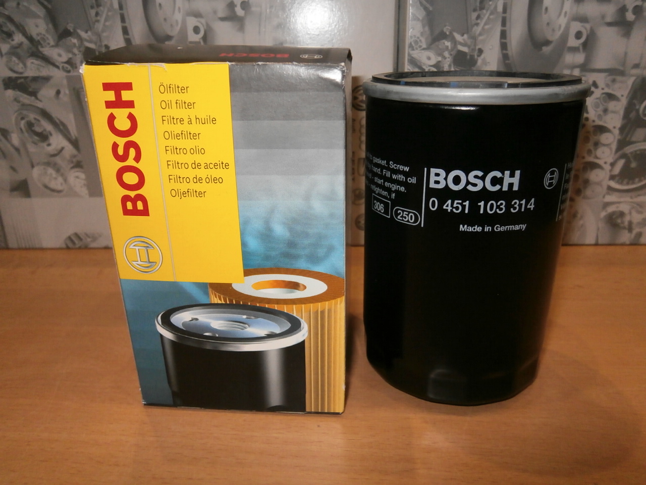 Filter oleja Fabia/Octavia I, II Bosch